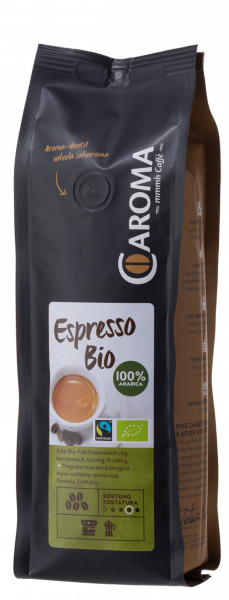 Caroma Kaffeebohnen "Espresso Bio" 100% Arabica 250 g
