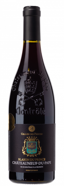 Cellier des Princes Châteauneuf du Pape Blason du Prince